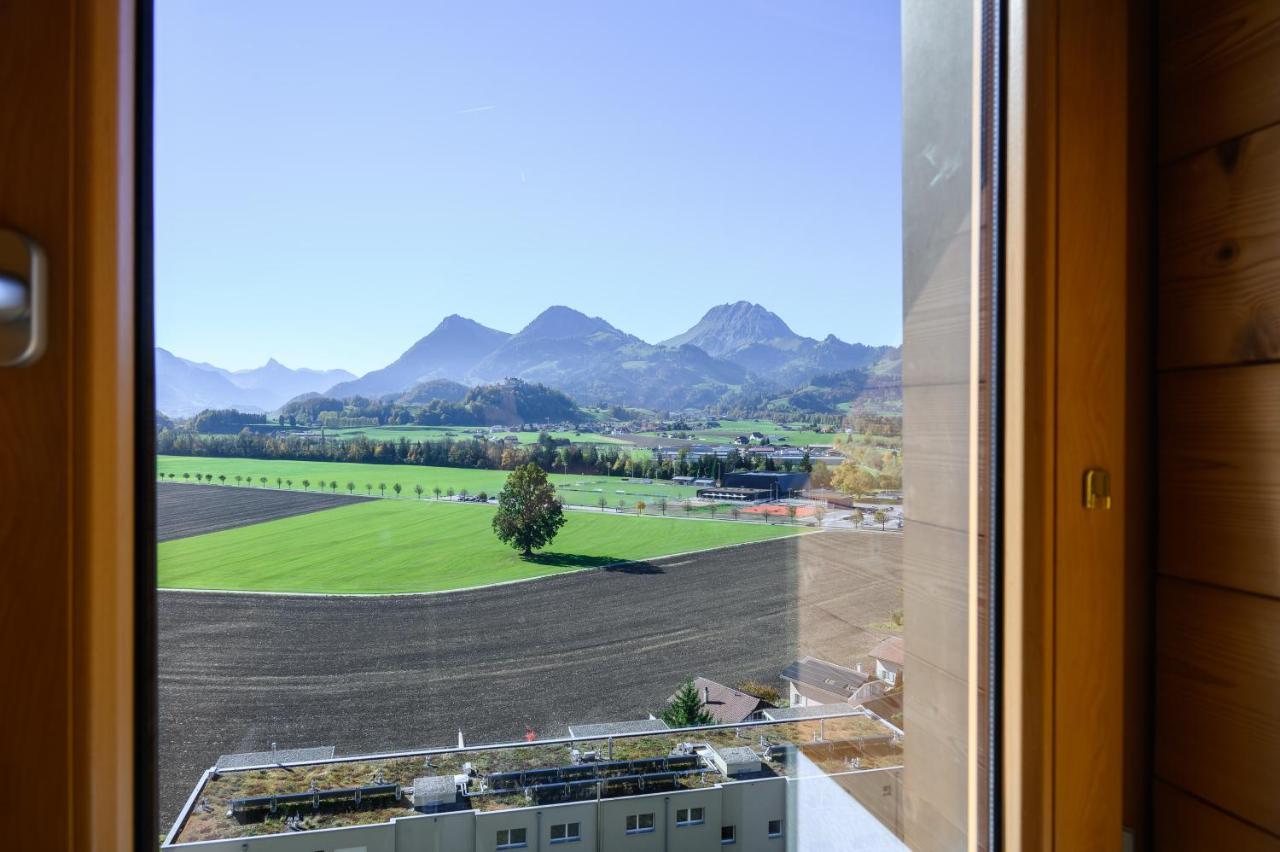 Les Montagnards Hotel Broc ภายนอก รูปภาพ